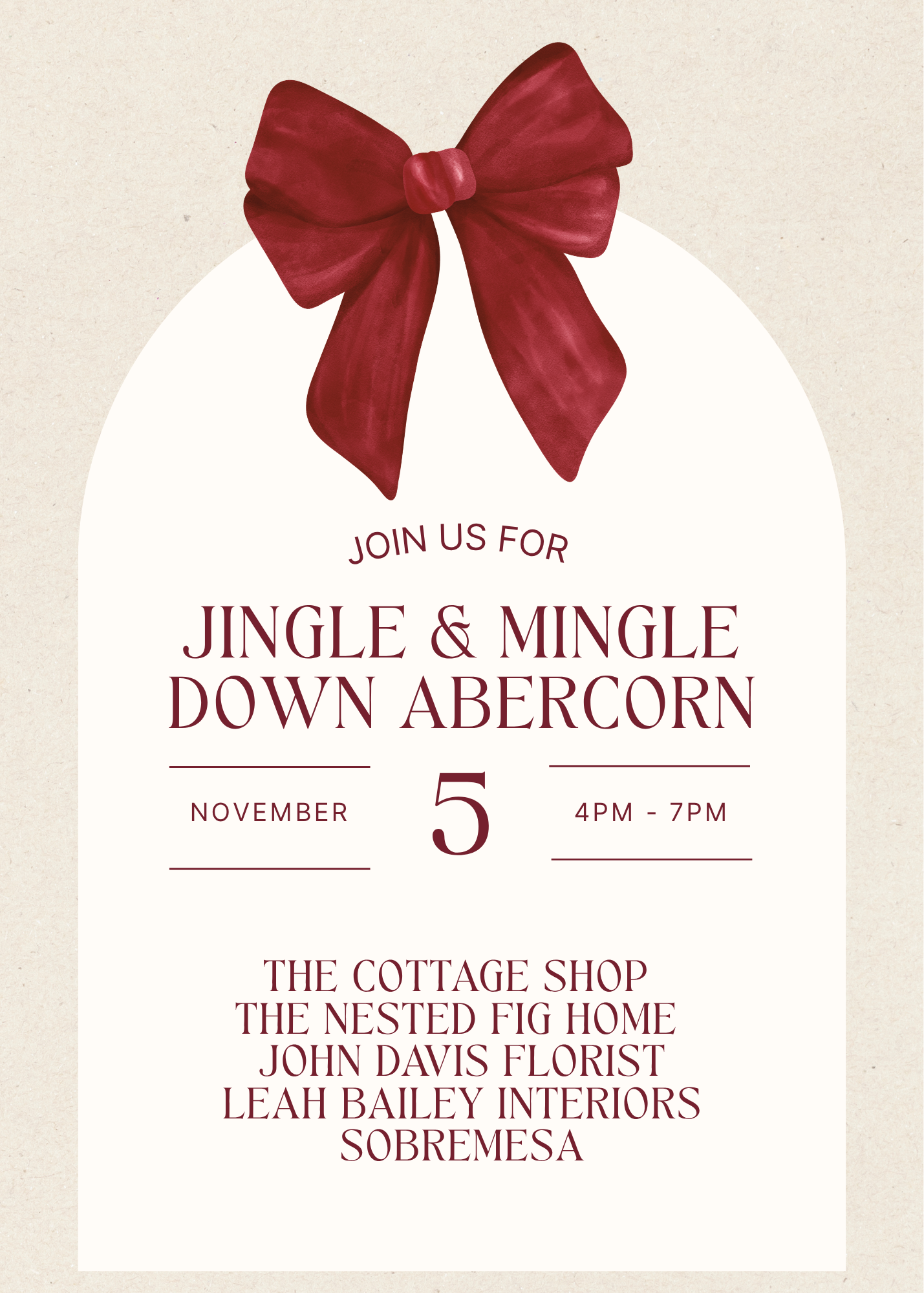 Jingle & Mingle Down Abercorn: A Holiday Kickoff Event